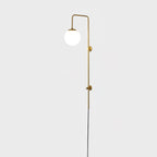 Aurelia Globe Plug In Wall Sconce