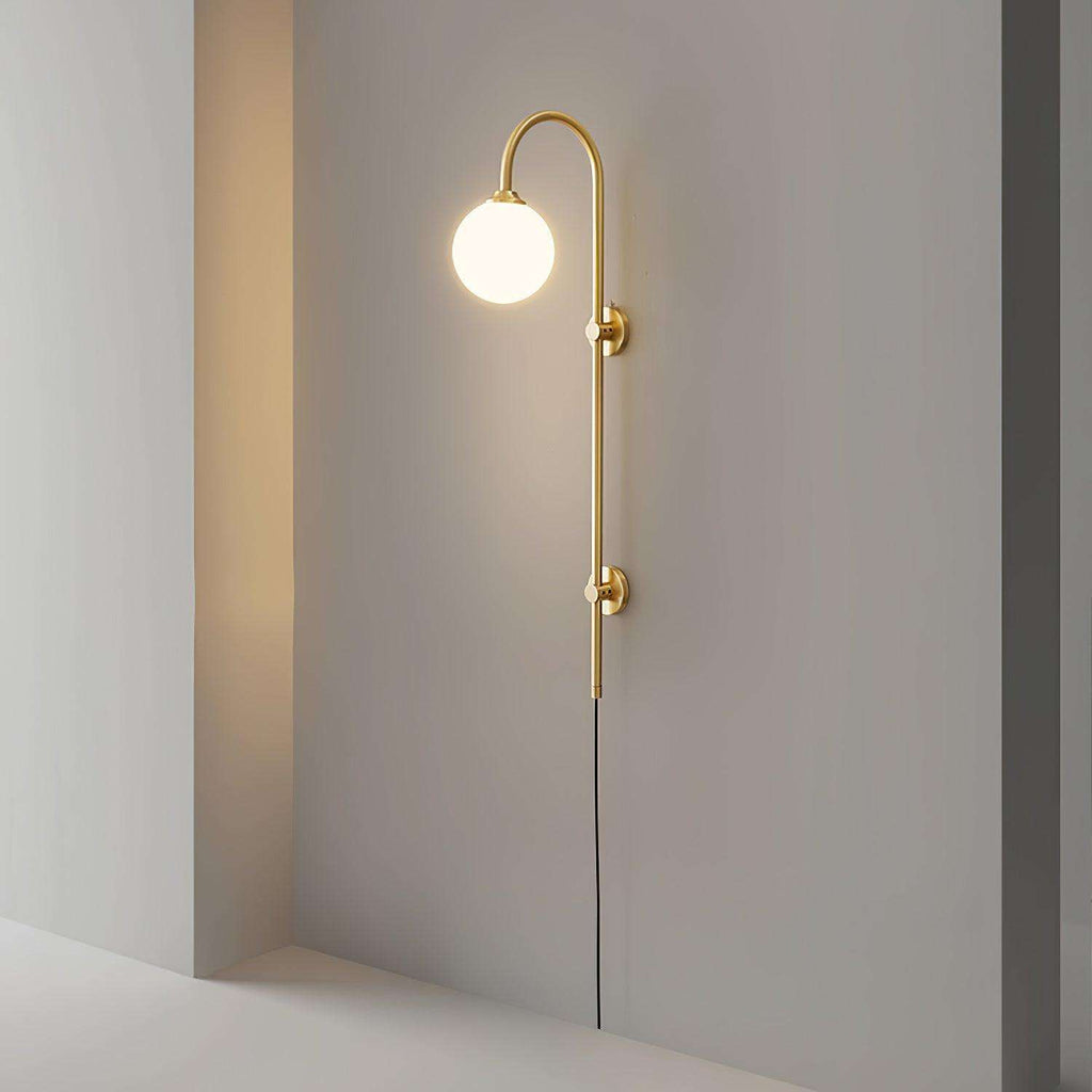 Aurelia Globe Plug In Wall Sconce