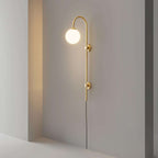 Aurelia Globe Plug In Wall Sconce