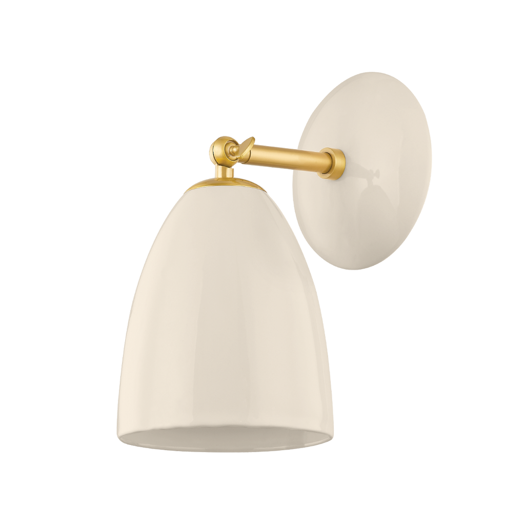 Kirsten Wall Sconce — Fluted Glass Wall Light with Warm Soft Ambient Glow