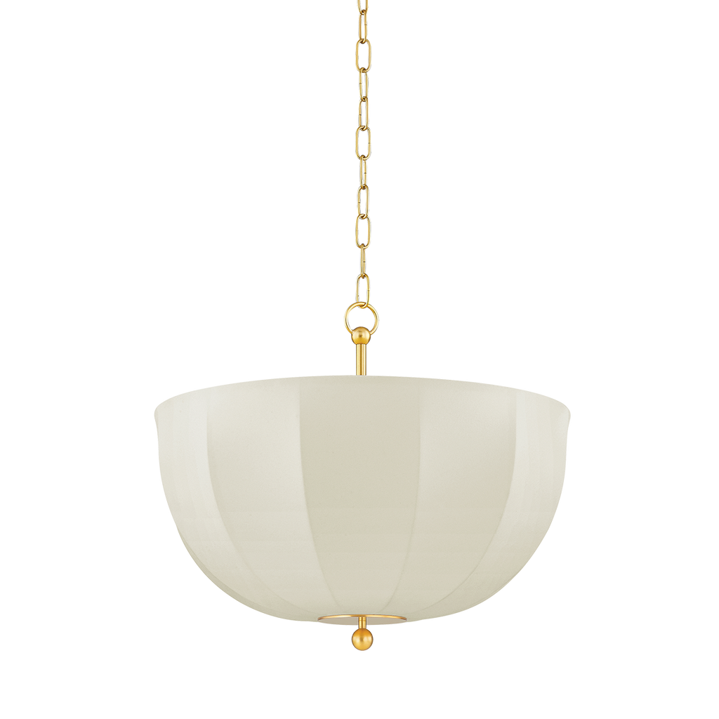 Meshelle Pendant — Open Metal Mesh Light with Warm Filtered Glow