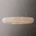 Crystal Halo Round LED Chandelier 41" Halo Lighting Fixture