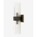 Hazel Sconce warm-toned brushed finish wall light with soft upward ambient glow in cosy bedroom interior