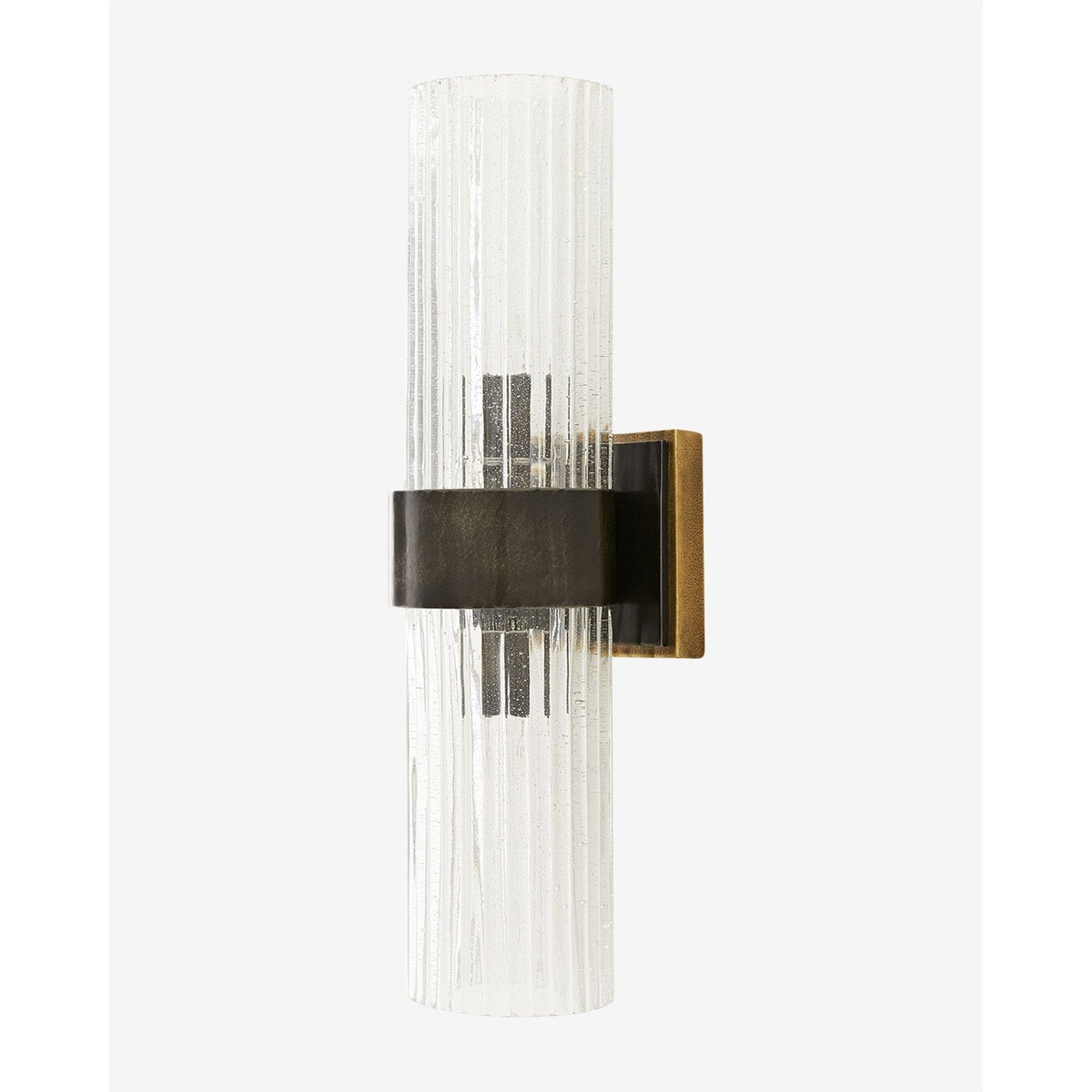 Hazel Sconce warm-toned brushed finish wall light with soft upward ambient glow in cosy bedroom interior