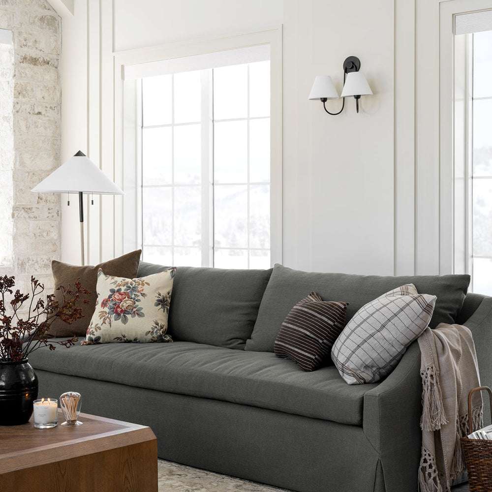 Wainwright Double Swoop Sconce -  Elegant Dual-Arm Wall Light