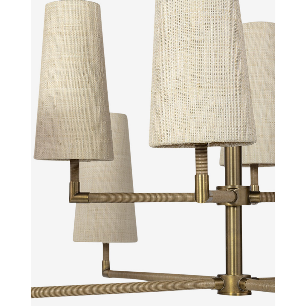 Irving Chandelier — American Heritage Ceiling Light with Warm Distinguished Glow