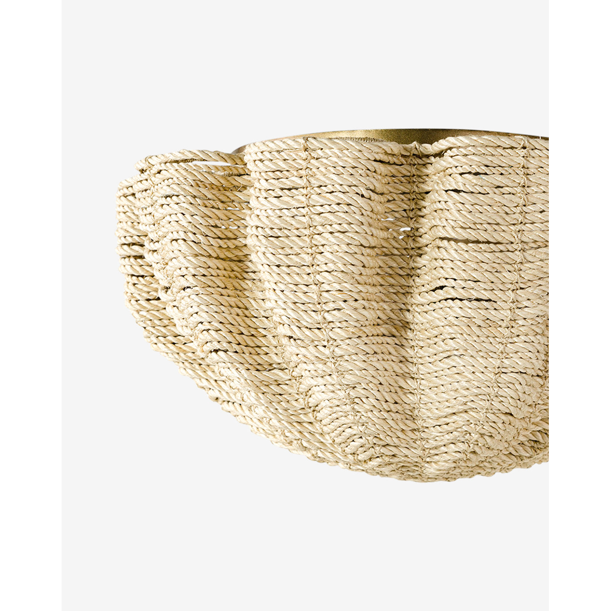 Isla Flush Mount Ceiling Lamp — Coastal-Inspired Ceiling Light with Warm Soft Glow