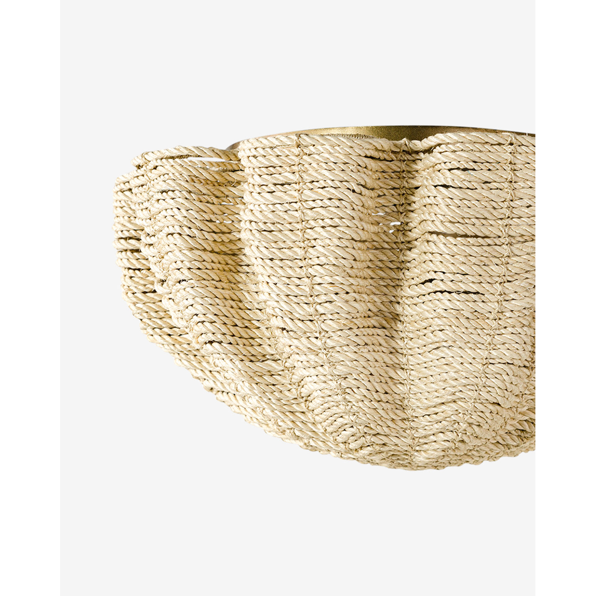 Isla Flush Mount Ceiling Lamp — Coastal-Inspired Ceiling Light with Warm Soft Glow
