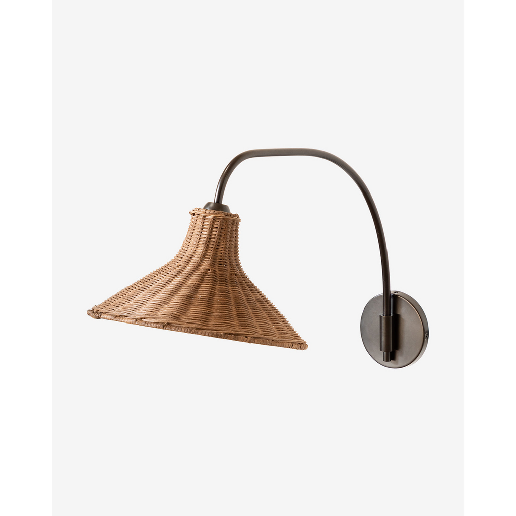 Johanson Woven Sconce handcrafted woven wall light by Josenart