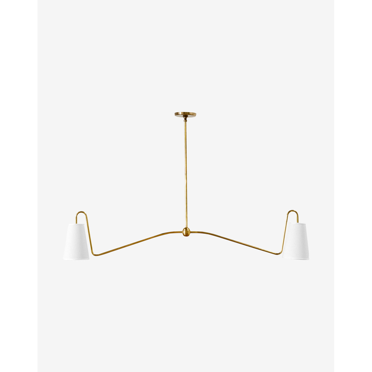 Jonas Linear Chandelier — Long Table Ceiling Light with Warm Distributed Glow