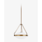 Kade Pendant sleek cylindrical hanging light with warm focused downlight over kitchen island in modern interior