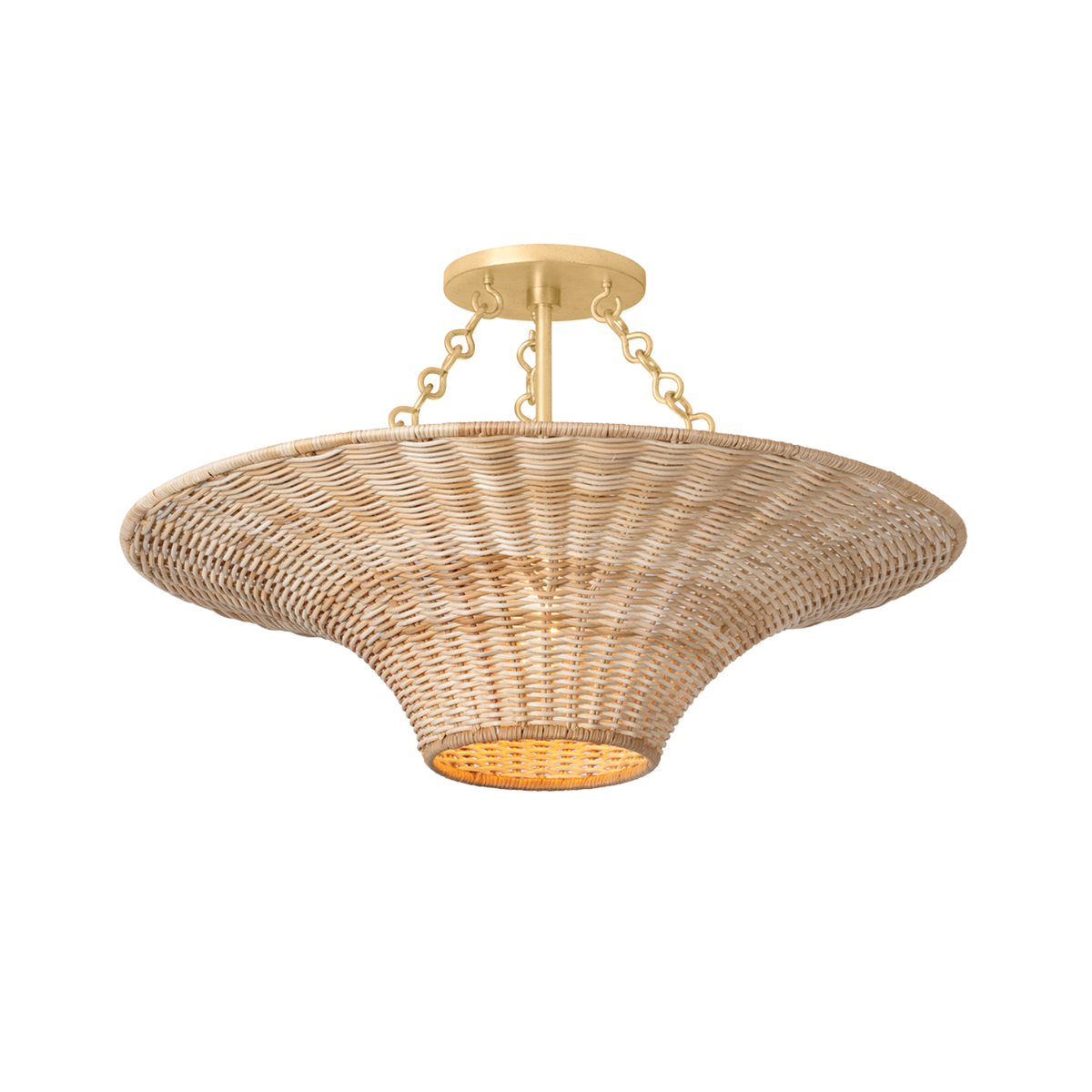 Ketan Flush Mount - Refined Minimalist Close-to-Ceiling Light Fixture