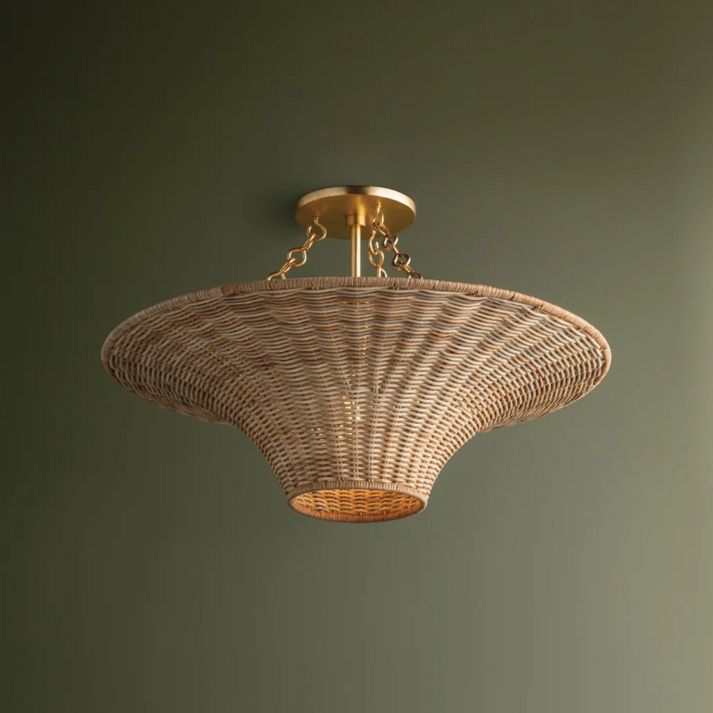 Ketan Flush Mount - Refined Minimalist Close-to-Ceiling Light Fixture