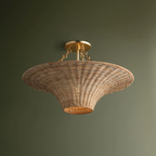 Ketan Flush Mount - Refined Minimalist Close-to-Ceiling Light Fixture