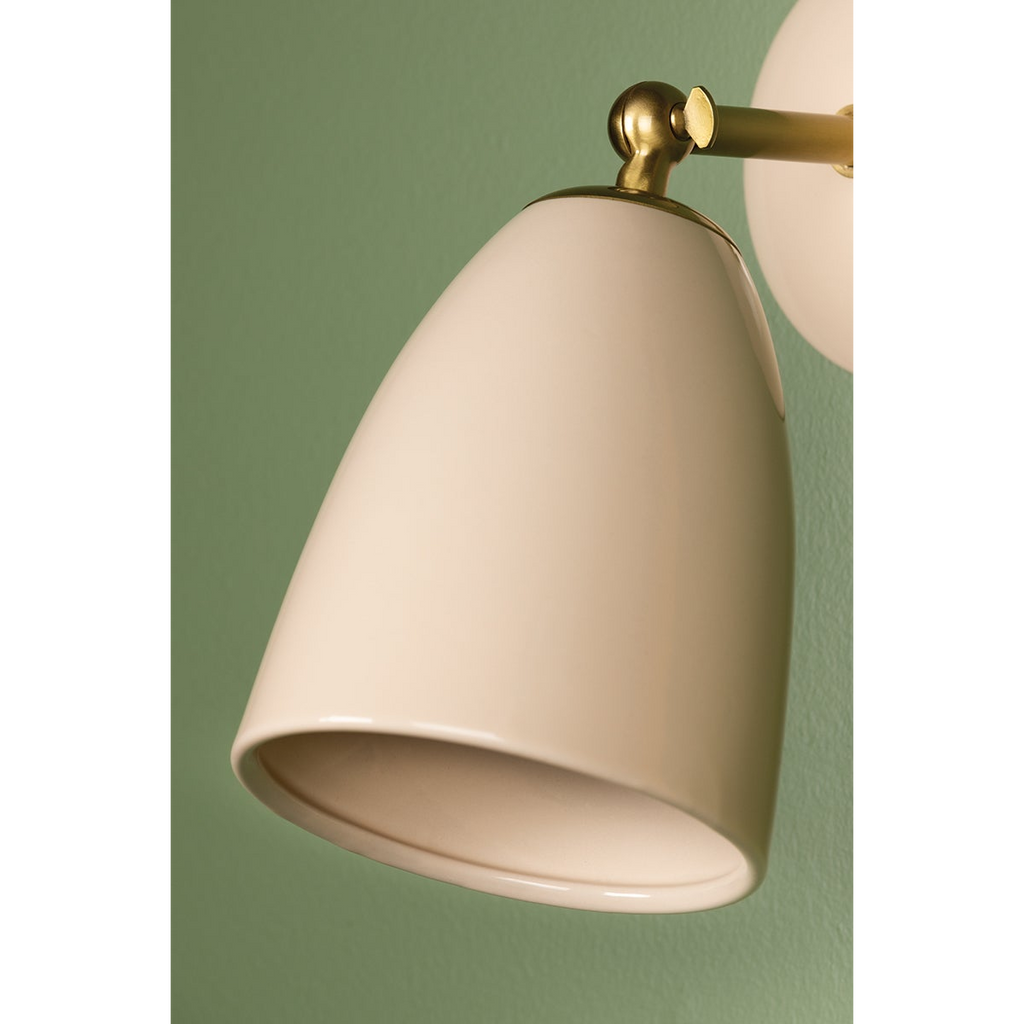 Kirsten Wall Sconce — Fluted Glass Wall Light with Warm Soft Ambient Glow