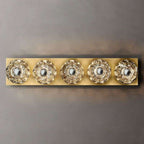 Boule De Cristal Clear Glass Linear Grand Wall Sconce