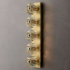 Boule De Cristal Clear Glass Linear Grand Wall Sconce