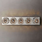 Boule De Cristal Clear Glass Linear Grand Wall Sconce