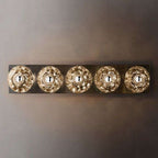 Boule De Cristal Clear Glass Linear Grand Wall Sconce