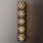 Boule De Cristal Clear Glass Linear Grand Wall Sconce