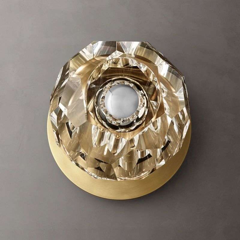 Boule De Cristal Clear Glass Petite Wall Sconce