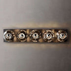 Boule De Cristal Smoke Glass Linear Grand Wall Sconce