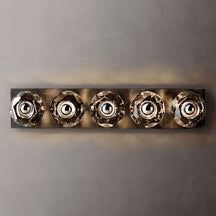 Boule De Cristal Smoke Glass Linear Grand Wall Sconce