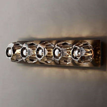 Boule De Cristal Smoke Glass Linear Grand Wall Sconce - View 7