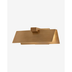 Lander Wall Sconce - Architectural Folded Brass Geometric Wall Light