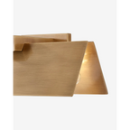 Lander Wall Sconce - Architectural Folded Brass Geometric Wall Light