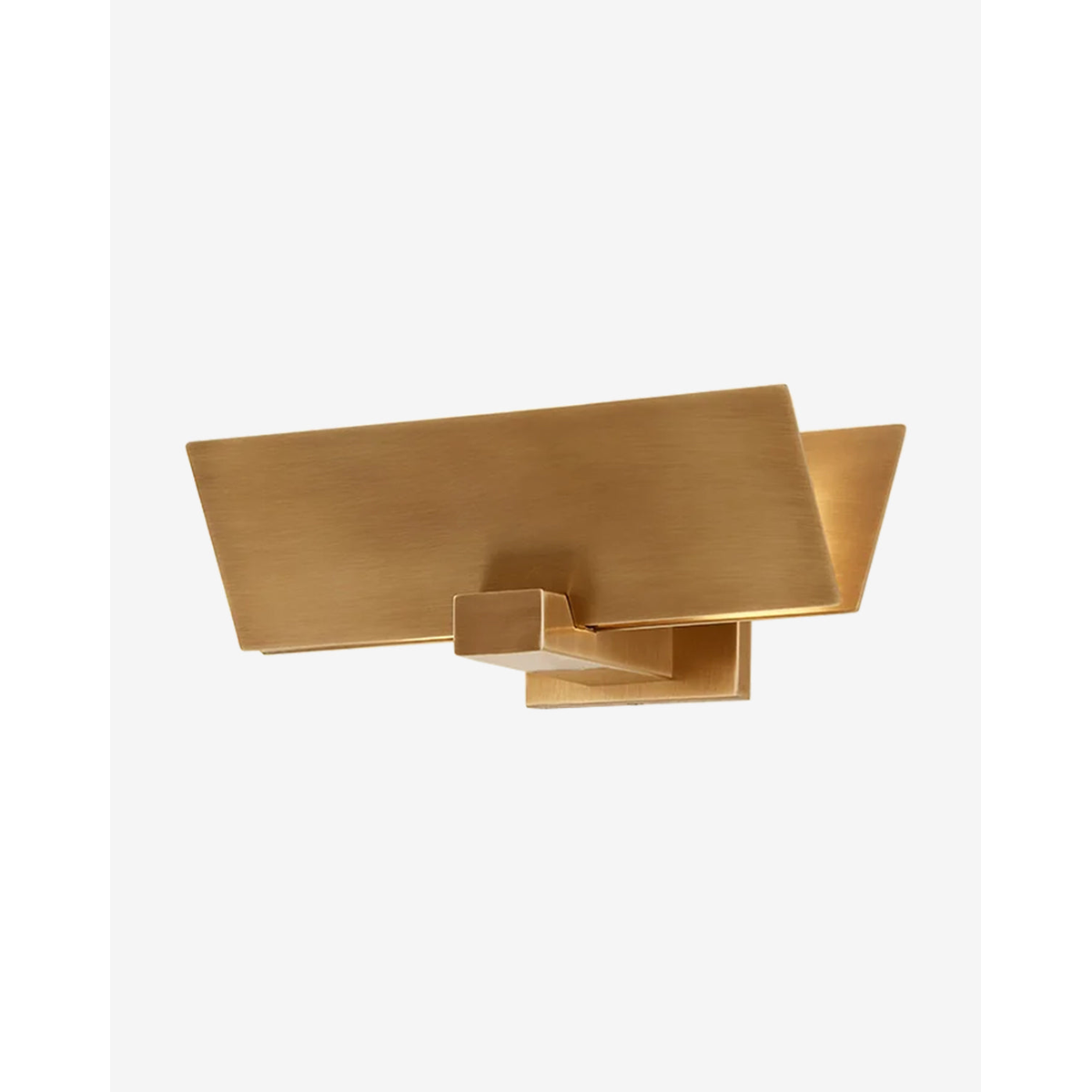 Lander Wall Sconce - Architectural Folded Brass Geometric Wall Light