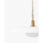 Letterly Pendant — Fluted Glass Hanging Light with Soft Warm Ambient Glow