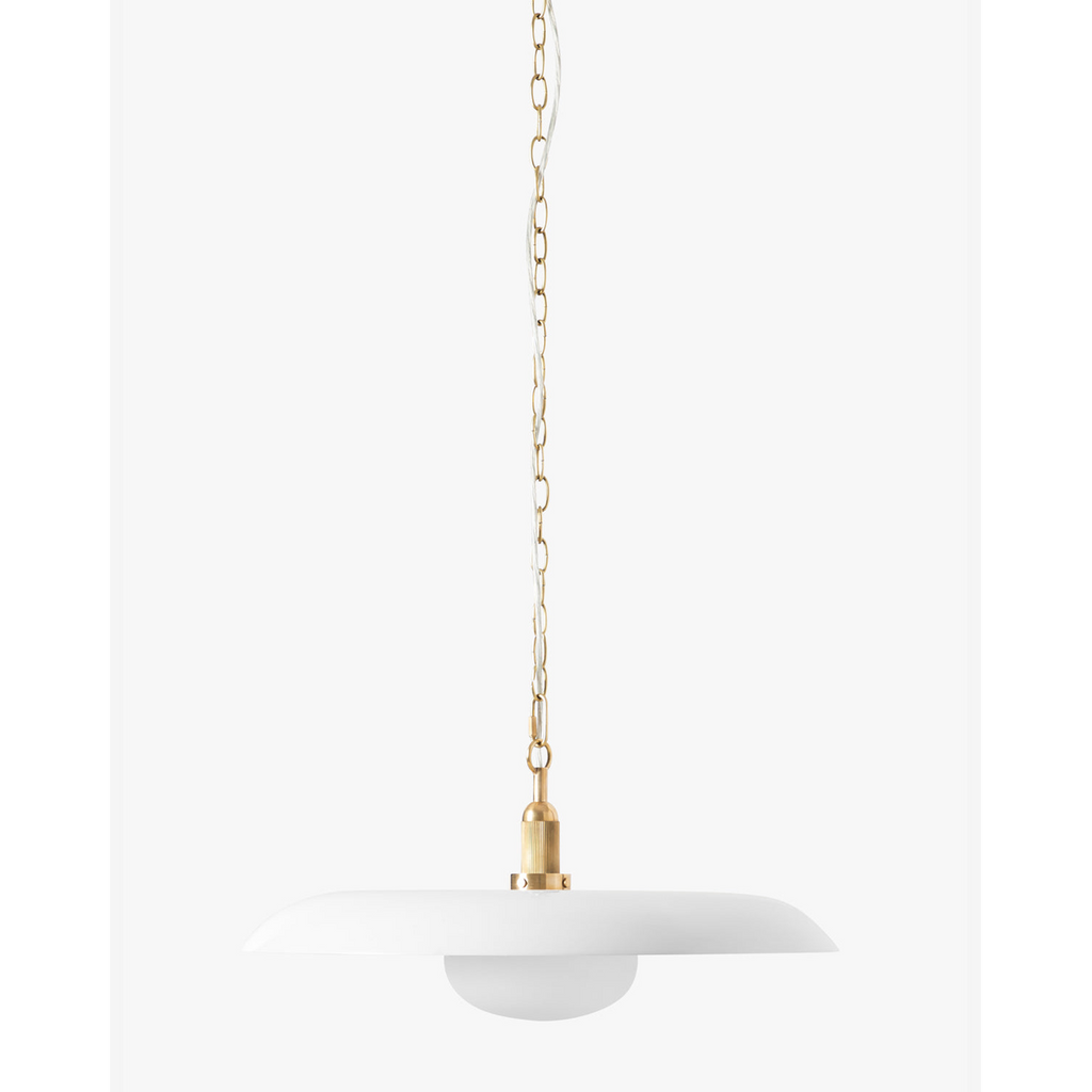 Letterly Pendant — Fluted Glass Hanging Light with Soft Warm Ambient Glow
