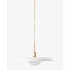 Letterly Pendant — Fluted Glass Hanging Light with Soft Warm Ambient Glow