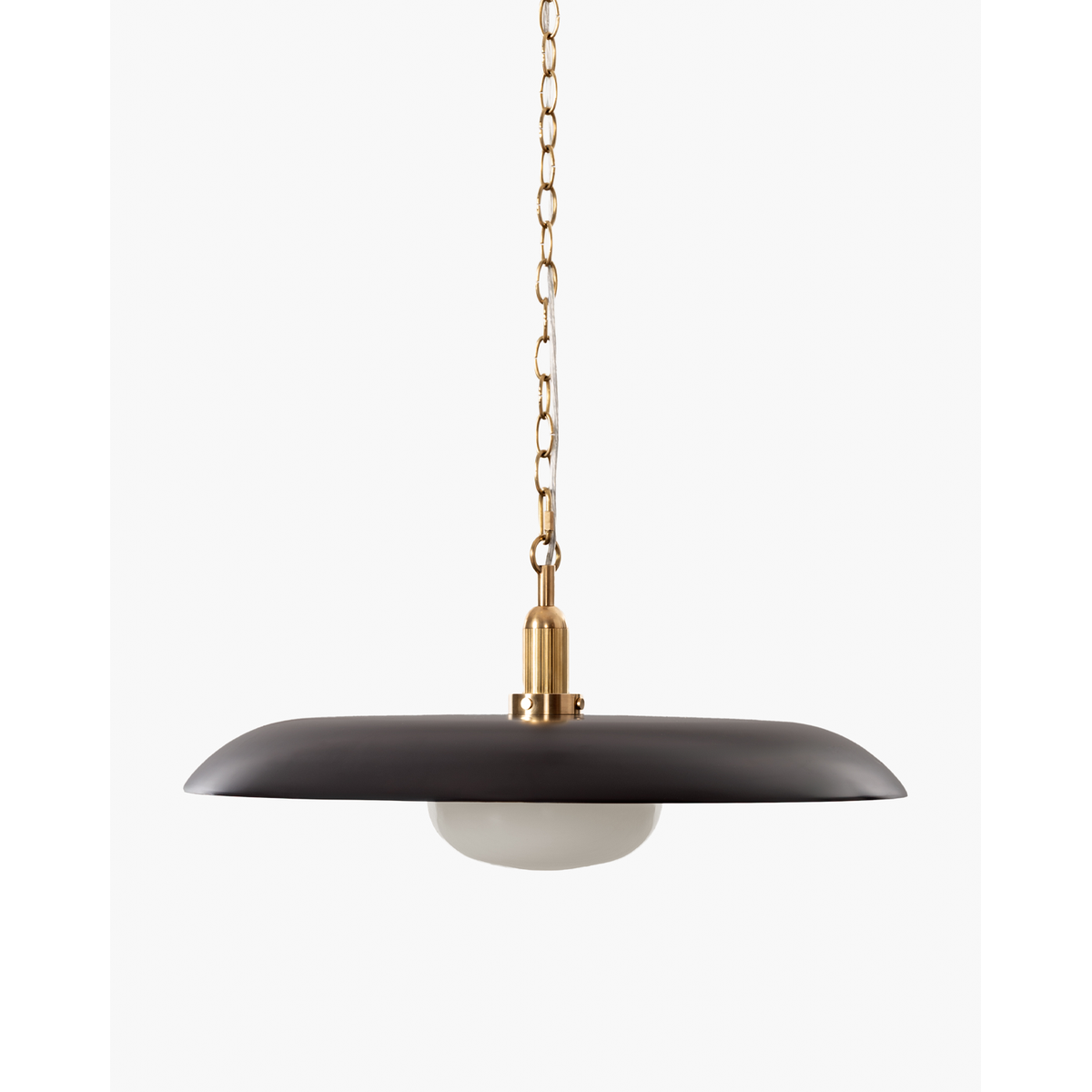 Letterly Pendant — Fluted Glass Hanging Light with Soft Warm Ambient Glow
