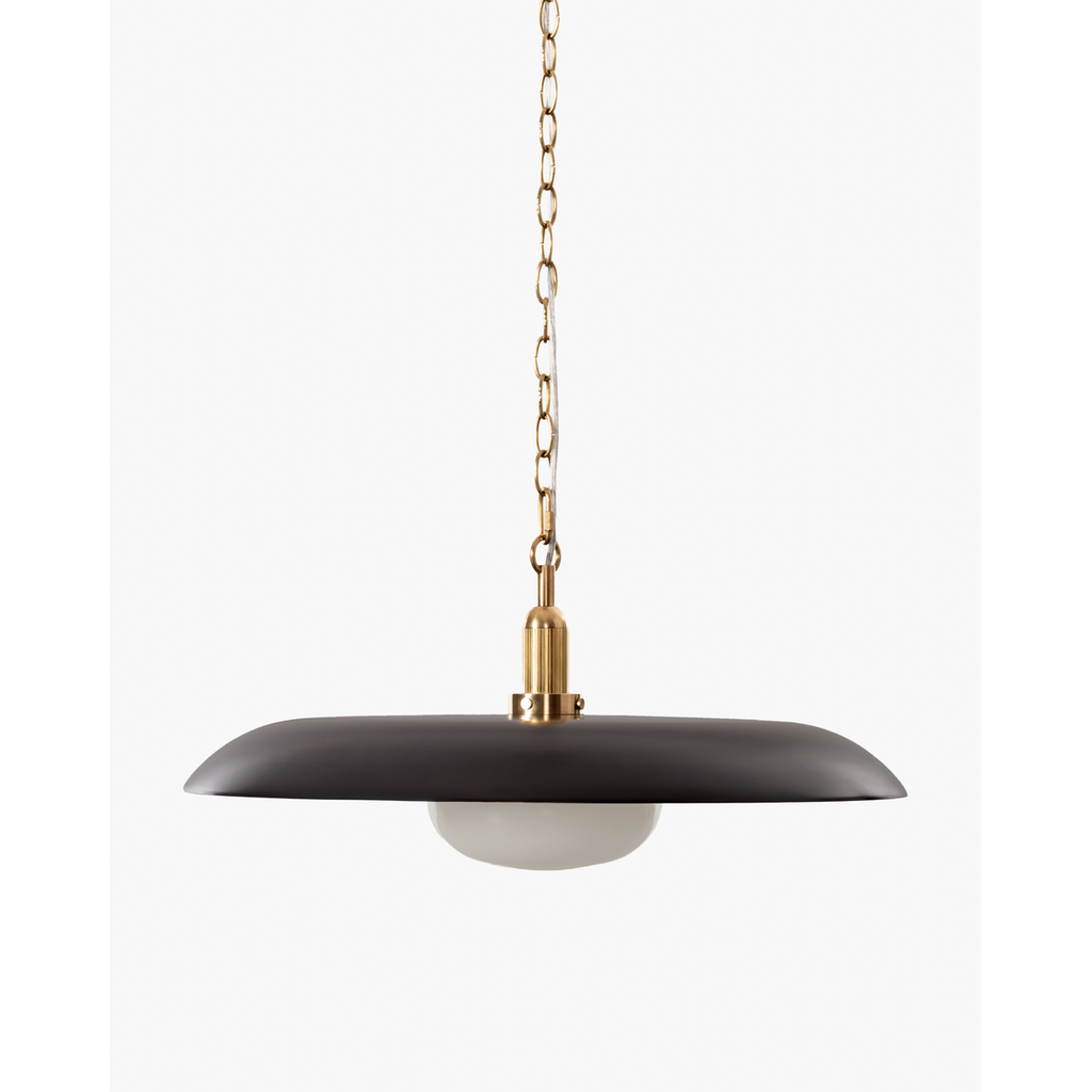 Letterly Pendant — Fluted Glass Hanging Light with Soft Warm Ambient Glow