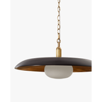 Letterly Pendant — Fluted Glass Hanging Light with Soft Warm Ambient Glow