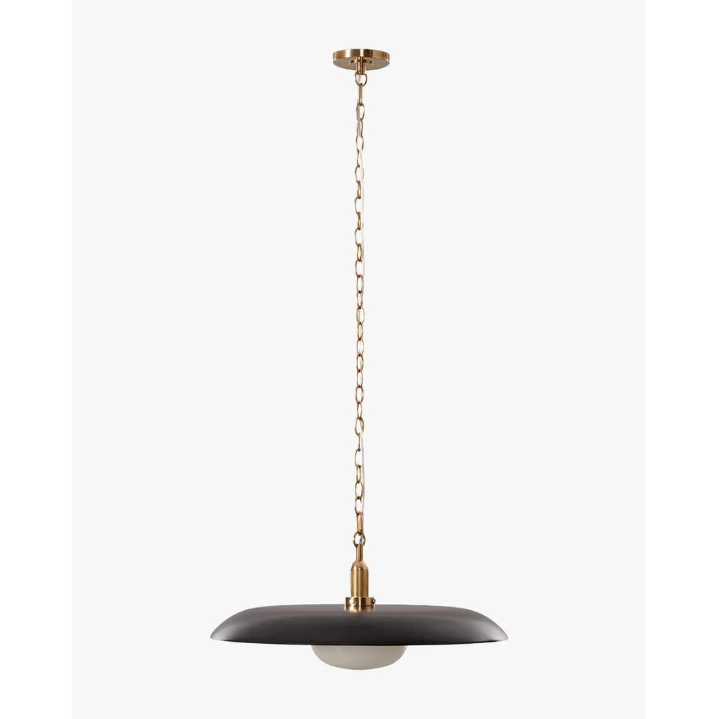 Letterly Pendant — Fluted Glass Hanging Light with Soft Warm Ambient Glow