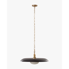 Letterly Pendant — Fluted Glass Hanging Light with Soft Warm Ambient Glow