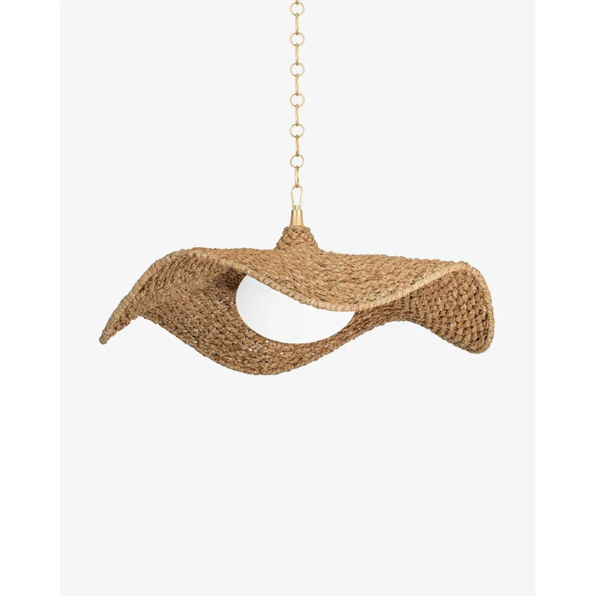 Levene Pendant European-modern clean geometry hanging light with warm focused downlight above kitchen island in contemporary interior