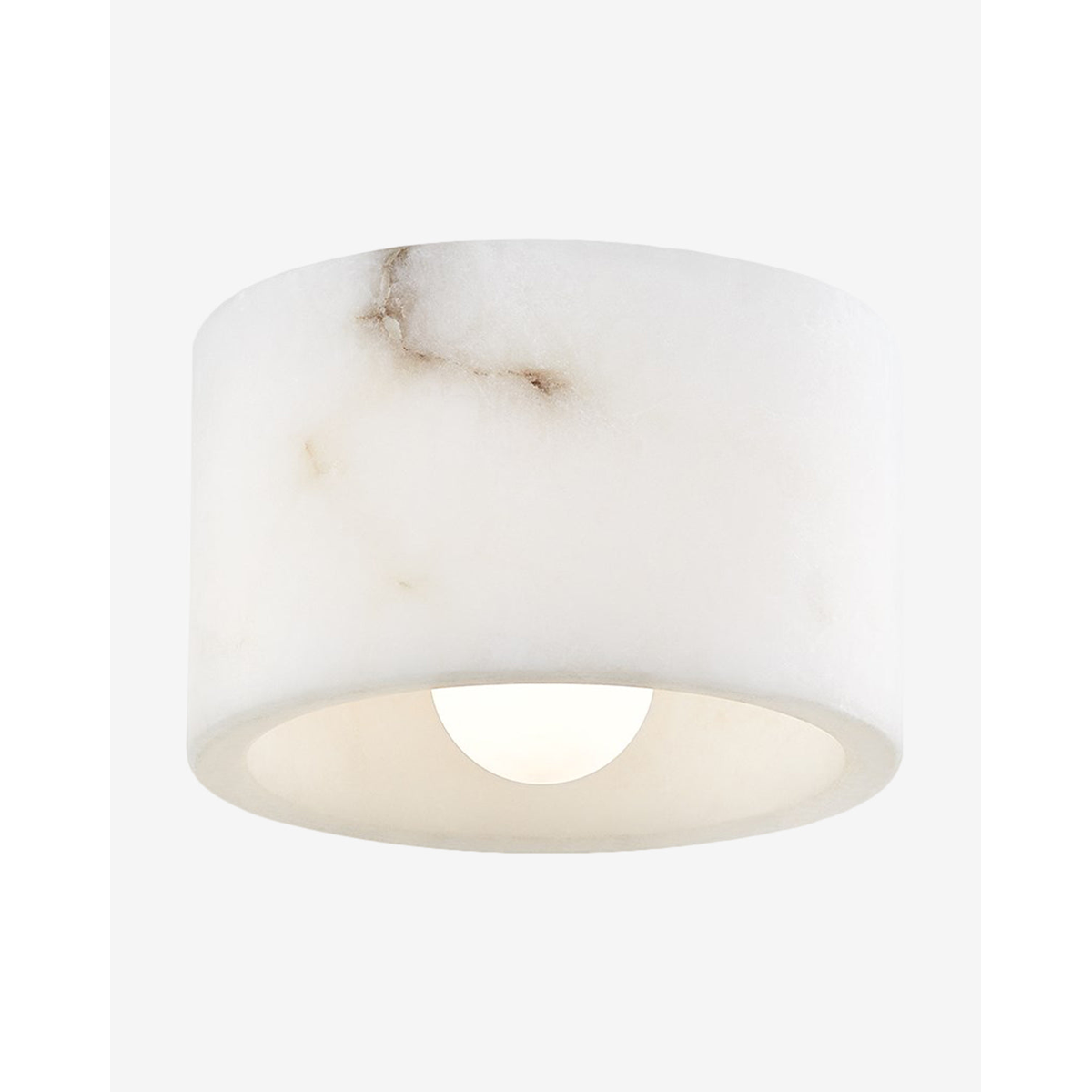 Loris Flush Mount — Geometric Ceiling Light with Warm Diffused Glow