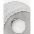Loris Flush Mount — Geometric Ceiling Light with Warm Diffused Glow