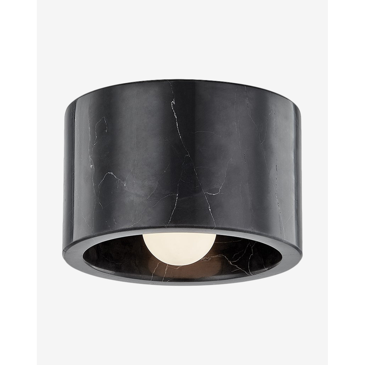 Loris Flush Mount — Geometric Ceiling Light with Warm Diffused Glow