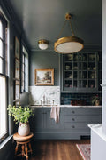 alden alabaster disc chandelier aged brass