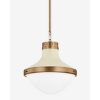 Maxton Pendant — Geometric Metal Hanging Light with Warm Directional Glow