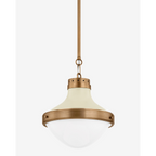 Maxton Pendant — Geometric Metal Hanging Light with Warm Directional Glow