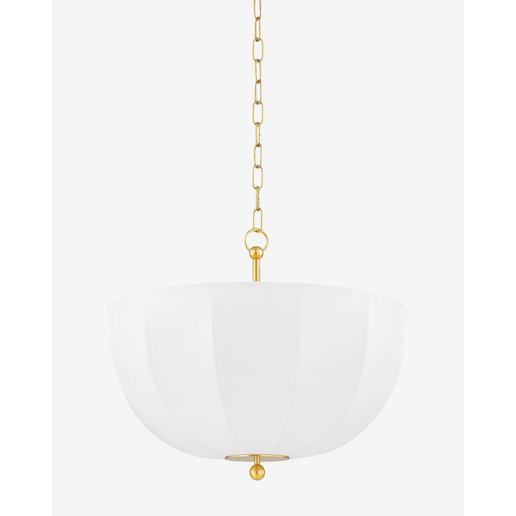 Meshelle Pendant — Open Metal Mesh Light with Warm Filtered Glow