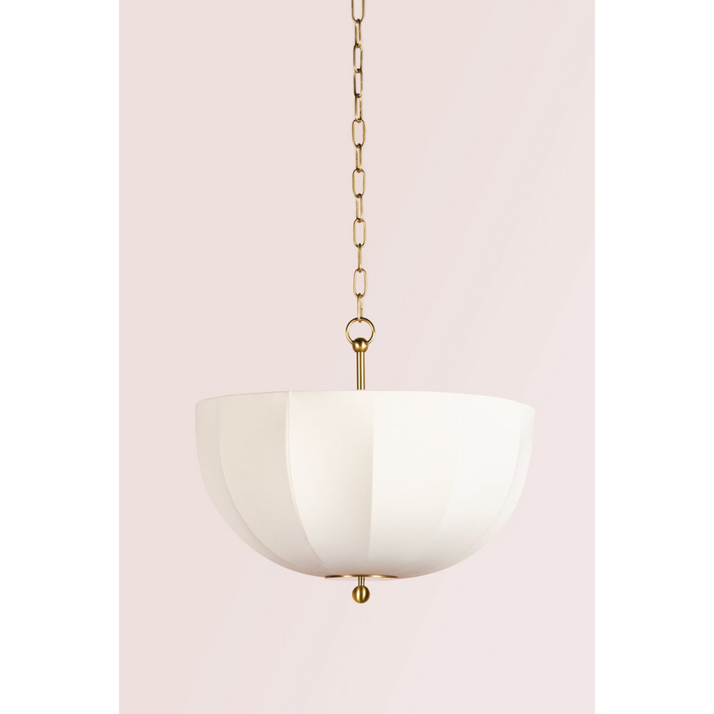 Meshelle Pendant — Open Metal Mesh Light with Warm Filtered Glow