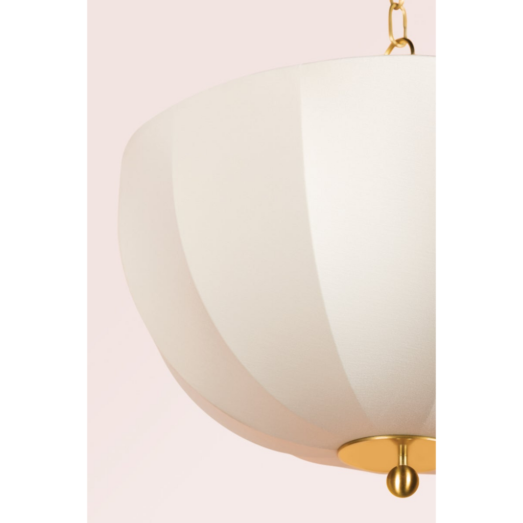 Meshelle Pendant — Open Metal Mesh Light with Warm Filtered Glow