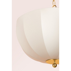 Meshelle Pendant — Open Metal Mesh Light with Warm Filtered Glow